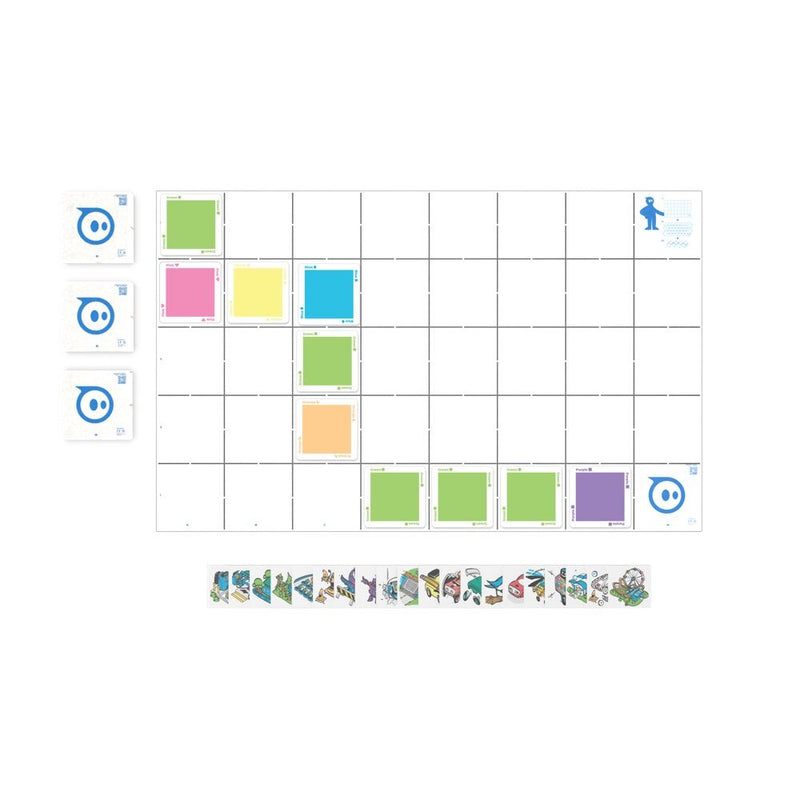 Sphero indi Folding Code Mat (4 Pack) – Sphero Australia